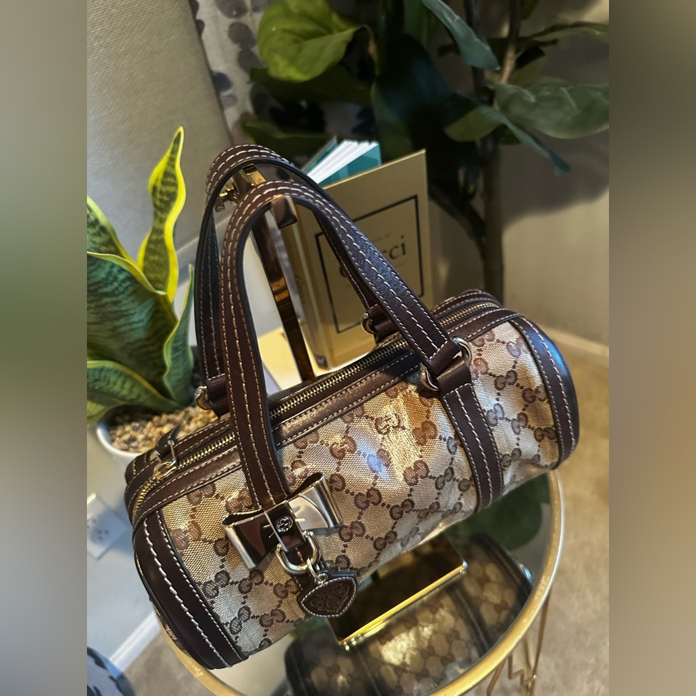 Gucci Duchessa Mini Boston Bag with Unbranded Crossbody Strap - Picture 4 of 12